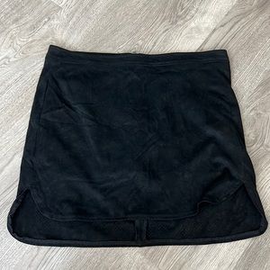 Jolt Black Mini Skirt